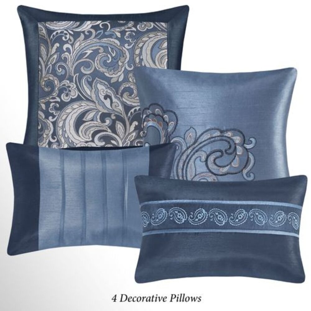 Set of 4 decorative pillows - Madison park Brystal